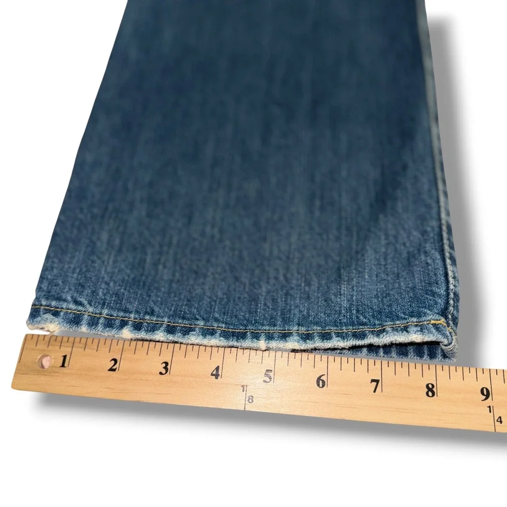 Polo Ralph Lauren Mens 38x34 Authentic Dungarees Straight Leg Jeans Blue‎ Denim